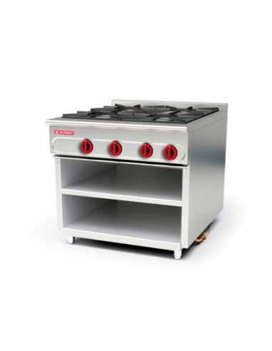 Cocina modular 900 con soporte 4 fuegos