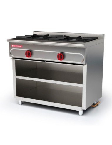 Cocina modular 550 con soporte 2 fuegos