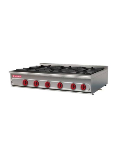 Cocina modular 750 sobremesa 6 fuegos