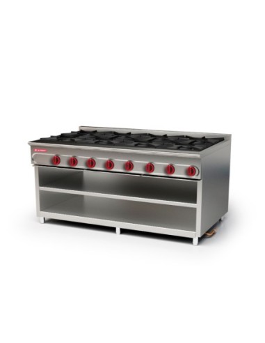 Cocina modular 900 con soporte 8 fuegos