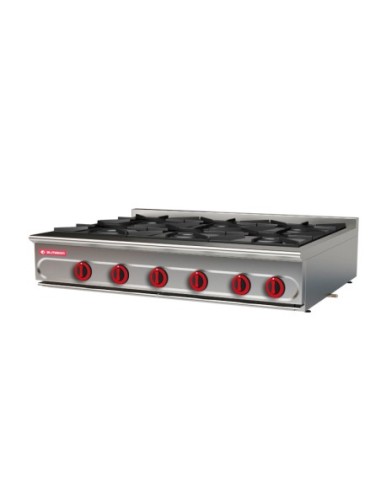 Cocina modular 900 sobremesa 6 fuegos