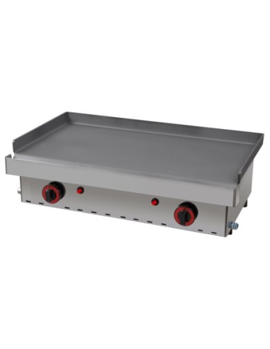 Plancha sobremesa gas 3 fuegos Acero laminado