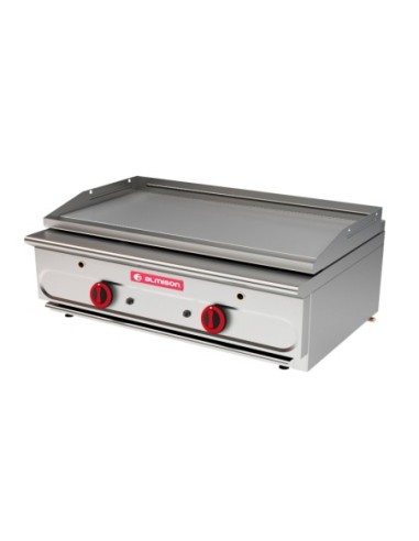 Plancha (Fry top) modular 550 sobremesa 2 fuegos gas 13 kW CD lisa