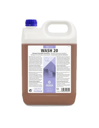 Detergente Proder Wash 20, 5 litros