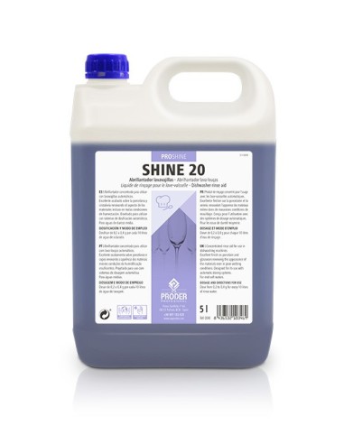 Abrillantador Proder For Shine 20, 20 litros