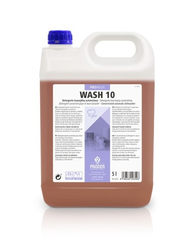 Detergente Proder Wash 10, 5 litros